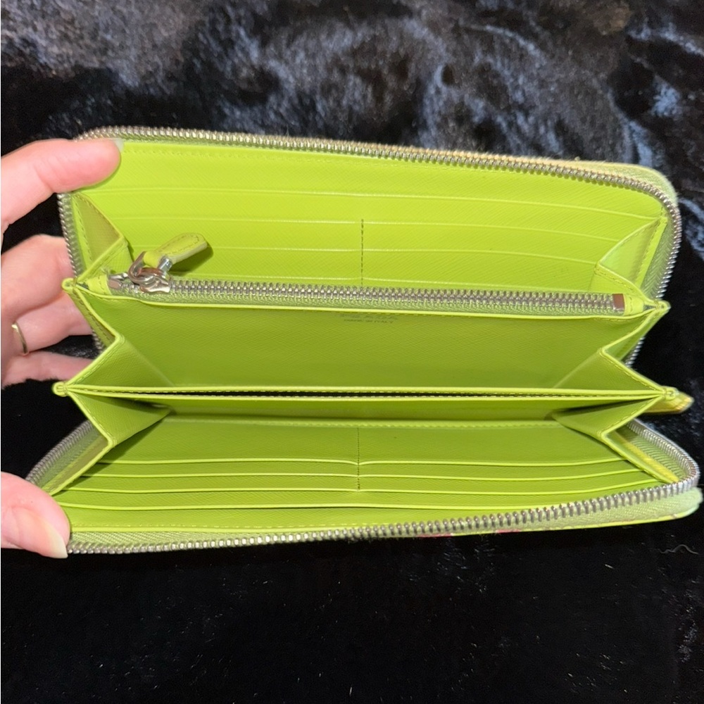 Prada Watermelon Zippy Wallet - Picture 5 of 15